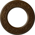 thumbnail image 1 of Ekena Millwork 13 3/8"OD x 7 1/2"ID x 3/4"P Blackthorn Ceiling Medallion (Fits Canopies up to 7 1/2"), Hand-Painted Root Beer Crackle, 1 of 6