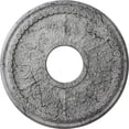 thumbnail image 1 of Ekena Millwork 13 7/8"OD x 3 3/4"ID x 1 1/4"P Tirana Ceiling Medallion (Fits Canopies up to 4 3/4"), Hand-Painted Ultra Pure White Crackle, 1 of 6