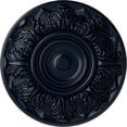 thumbnail image 1 of Ekena Millwork 13"OD x 1 3/8"P Whitman Ceiling Medallion (For Canopies up to 3 3/4"), Hand-Painted Midnight Dream, 1 of 5