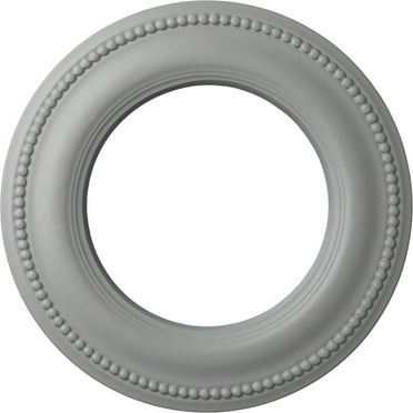 Ekena Millwork 13"OD x 7 1/2"ID x 3/4"P Bradford Classic Ceiling Medallion (Fits Canopies up to 8 5/8")