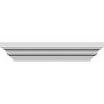 thumbnail image 1 of Ekena Millwork 135" Bottom Width x 141" Top Width x 4 1/2"H x 1/2"P Classic Crosshead, 1 of 24