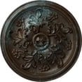 thumbnail image 1 of Ekena Millwork 14 1/2"OD x 2 3/4"P Katheryn Ceiling Medallion (Fits Canopies up to 2 1/8"), Hand-Painted Bronze Blue Patina, 1 of 6