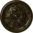 thumbnail image 1 of Ekena Millwork 14 1/2"OD x 2 3/4"P Katheryn Ceiling Medallion (Fits Canopies up to 2 1/8"), Hand-Painted Green Gold, 1 of 6