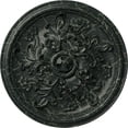 thumbnail image 1 of Ekena Millwork 14 1/2"OD x 2 3/4"P Katheryn Ceiling Medallion (Fits Canopies up to 2 1/8"), Hand-Painted Painted Turtle Crackle, 1 of 6