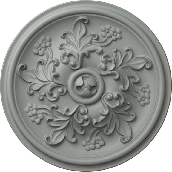 Ekena Millwork 14 1/2"OD x 2 3/4"P Katheryn Ceiling Medallion (Fits Canopies up to 2 1/8")