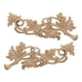 thumbnail image 1 of Ekena Millwork 14 1/2"W x 5 5/8"H x 1"D (Each Side) Large Grape Scrolls (Pair), Lindenwood, 1 of 1