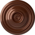 thumbnail image 1 of Ekena Millwork 14 3/4"OD x 1 3/4"P Traditional Ceiling Medallion (Fits Canopies up to 4"), Hand-Painted Copper Penny, 1 of 6