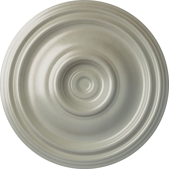 Ekena Millwork 14 3/4"OD x 1 3/4"P Traditional Ceiling Medallion (Fits Canopies up to 4"), Hand-Painted Flash Copper