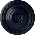 thumbnail image 1 of Ekena Millwork 14 3/4"OD x 1 3/4"P Traditional Ceiling Medallion (Fits Canopies up to 4"), Hand-Painted Midnight Dream, 1 of 6