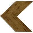 thumbnail image 1 of Ekena Millwork 14 3/4"W x 14"H x 3/4"D Vintage Farmhouse 5 1/2" Chevron, Barnwood Decor Collection, Natural Barnwood, 1 of 18
