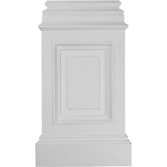 Ekena Millwork 14 3/8"W x 2 1/2"D x 24 3/4"H (Top: 10 7/8"W x 1"P) Classic Large Pedestal Base