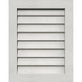 thumbnail image 1 of Ekena Millwork 14"W x 22"H Rectangle Gable Vent (19"W x 27"H Frame Size): Primed, Non-Functional, Rough Sawn Western Red Cedar Gable Vent w/ Decorative Face Frame, 1 of 6