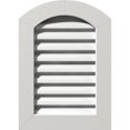 thumbnail image 1 of Ekena Millwork 14"W x 26"H Arch Top Gable Vent (19"W x 31"H Frame Size) Functional, PVC Gable Vent with 1" x 4" Flat Trim Frame, 1 of 14