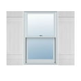 thumbnail image 1 of Ekena Millwork 14"W x 32"H Lifetime Vinyl, TailorMade Four Board Joined (2 Batten), Board-n-Batten Shutters, w/Shutter-Loks (Per Pair), White, 1 of 10