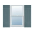thumbnail image 1 of Ekena Millwork 14"W x 45"H Lifetime Vinyl, TailorMade Four Board Joined (2 Batten), Board-n-Batten Shutters, w/Shutter-Loks (Per Pair), Wedgewood Blue, 1 of 10