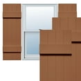 thumbnail image 1 of Ekena Millwork 14"W x 55"H Lifetime Vinyl, Standard Four Board Joined, Board-n-Batten Shutters, w/Installation Shutter-Lok's & Matching Screws (Per Pair), Treated Cedar, 1 of 13