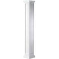 thumbnail image 1 of Ekena Millwork 14"W x 8'H Premium Square Non-Tapered Recessed Panel PVC Endura-Craft Column Wrap Kit, Tuscan Capital & Base, 1 of 6