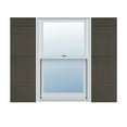 thumbnail image 1 of Ekena Millwork 14 in. W x 55 in. H Builders Edge, Standard Four Board Joined (3 Batten), Board-n-Batten Shutters, Includes Matching Installation Spikes (Per Pair), 010 - Musket Brown, 1 of 9