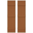 thumbnail image 1 of Ekena Millwork 14 in. W x 66 in. H Builders Edge, TailorMade Four Board Joined (3 Batten), Board-n-Batten Shutters, Includes Matching Installation Spikes (Per Pair), 471 - Treated Cedar, 1 of 11
