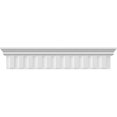 thumbnail image 1 of Ekena Millwork 140" Bottom Width x 144 3/4" Top Width x 9 3/8"H x 7/8"P Dentil Crosshead, 1 of 24
