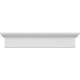 thumbnail image 1 of Ekena Millwork 149" Bottom Width x 153" Top Width x 7 1/4"H x 1"P, Craftsman Crosshead with Bottom Trim, 1 of 24