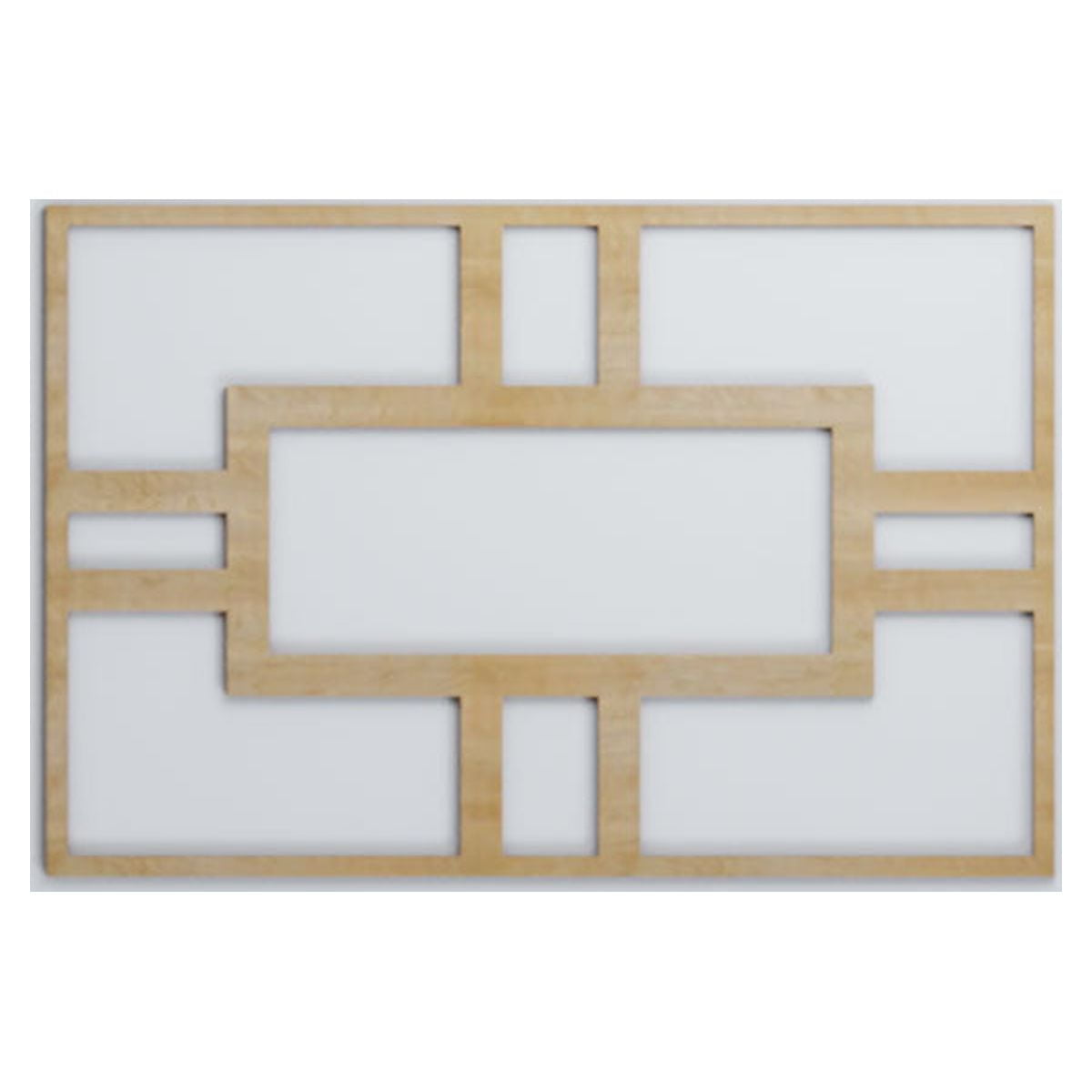 Ekena Millwork 15 1/2"W x 23 3/8"H x 1/4"T Large Hastings Decorative Fretwork Wood Wall Panels, Birch