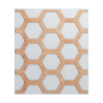 Ekena Millwork 15 1/2"W x 23 3/8"H x 1/4"T Large Westmore Decorative Fretwork Wood Wall Panels, Cherry