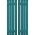 thumbnail image 1 of Ekena Millwork 15 1/2"W x 40"H Americraft Four Board (2 Batten) Exterior Real Wood Spaced Board-n-Batten Shutters (Per Pair), Antigua, 1 of 10