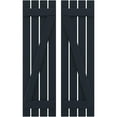 thumbnail image 1 of Ekena Millwork 15 1/2"W x 71"H Americraft Four Board (2 Batten) Exterior Real Wood Spaced Board-n-Batten Shutters w/ Z-Bar (Per Pair), Starless Night Blue, 1 of 10