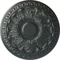 thumbnail image 1 of Ekena Millwork 15 3/4"OD x 1 1/2"P Colton Ceiling Medallion (Fits Canopies up to 4 3/4"), Hand-Painted Pewter, 1 of 6