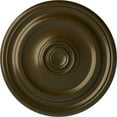 thumbnail image 1 of Ekena Millwork 15 3/4"OD x 1 1/2"P Devon Ceiling Medallion (Fits Canopies up to 3 5/8"), Hand-Painted Brass, 1 of 6