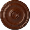 thumbnail image 1 of Ekena Millwork 15 3/4"OD x 1 1/2"P Devon Ceiling Medallion (Fits Canopies up to 3 5/8"), Hand-Painted Burnished Mahogany Crackle, 1 of 6
