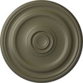 thumbnail image 1 of Ekena Millwork 15 3/4"OD x 1 1/2"P Devon Ceiling Medallion (Fits Canopies up to 3 5/8"), Hand-Painted Spartan Stone, 1 of 6