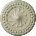 thumbnail image 1 of Ekena Millwork 15 3/4"OD x 2"P Foster Shell Ceiling Medallion (Fits Canopies up to 9 5/8"), Hand-Painted Clear Yellow, 1 of 6