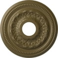 thumbnail image 1 of Ekena Millwork 15 3/4"OD x 3 1/4"ID x 1"P Galway Ceiling Medallion (Fits Canopies up to 3 1/4"), Hand-Painted Mississippi Mud, 1 of 6