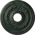 thumbnail image 1 of Ekena Millwork 15 3/4"OD x 3 1/4"ID x 1"P Galway Ceiling Medallion (Fits Canopies up to 3 1/4"), Hand-Painted Painted Turtle Crackle, 1 of 6