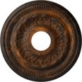 thumbnail image 1 of Ekena Millwork 15 3/4"OD x 3 1/4"ID x 1"P Galway Ceiling Medallion (Fits Canopies up to 3 1/4"), Hand-Painted Rust, 1 of 6