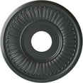thumbnail image 1 of Ekena Millwork 15 3/4"OD x 3 7/8"ID x 3/4"P Berkshire Ceiling Medallion (Fits Canopies up to 7"), Hand-Painted Pewter, 1 of 6