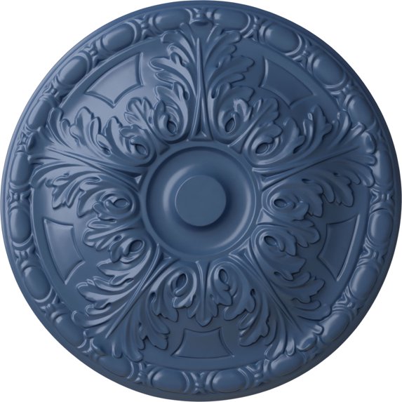 Ekena Millwork 15 3/4"OD x 5/8"P Granada Ceiling Medallion (Fits Canopies up to 4 1/4"), Hand-Painted Americana