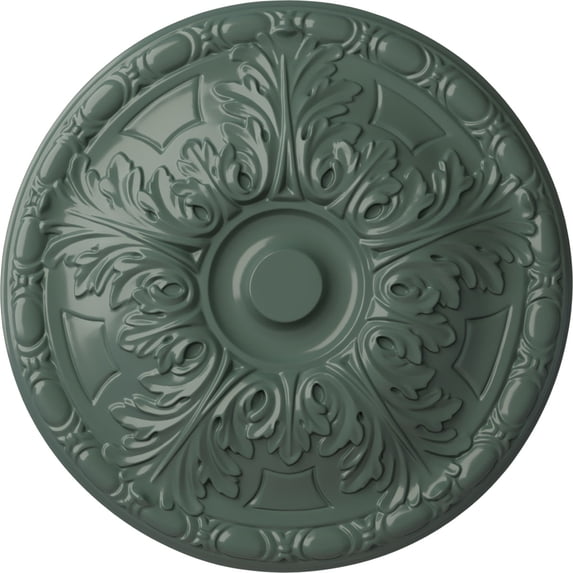 Ekena Millwork 15 3/4"OD x 5/8"P Granada Ceiling Medallion (Fits Canopies up to 4 1/4"), Hand-Painted Cloud Burst