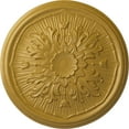 thumbnail image 1 of Ekena Millwork 15 3/4"OD x 5/8"P Luton Ceiling Medallion (Fits Canopies up to 1 1/8"), Hand-Painted Iridescent Gold, 1 of 6