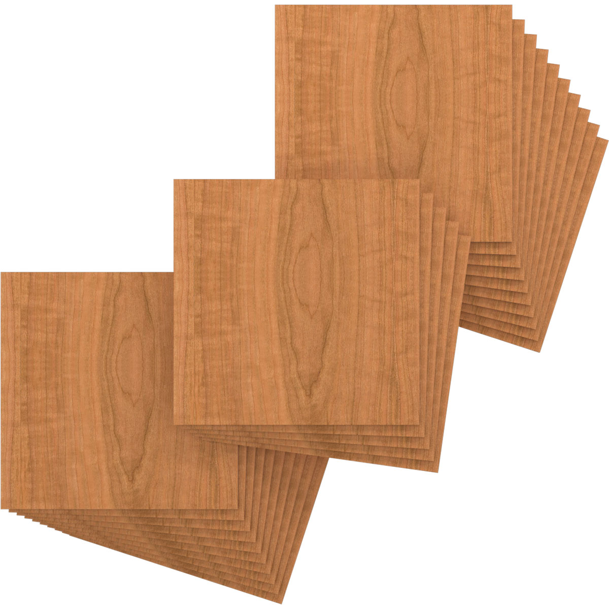 Ekena Millwork 15 3/4"W x 15 3/4"H x 1/4"T Wood Hobby Boards, Cherry (25-Pack)