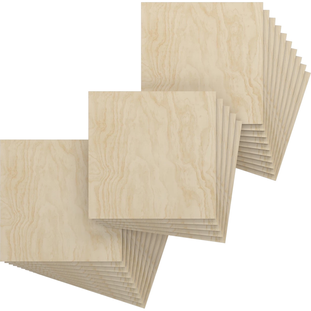 Ekena Millwork 15 3/4"W x 15 3/4"H x 3/8"T Wood Hobby Boards, Birch (25