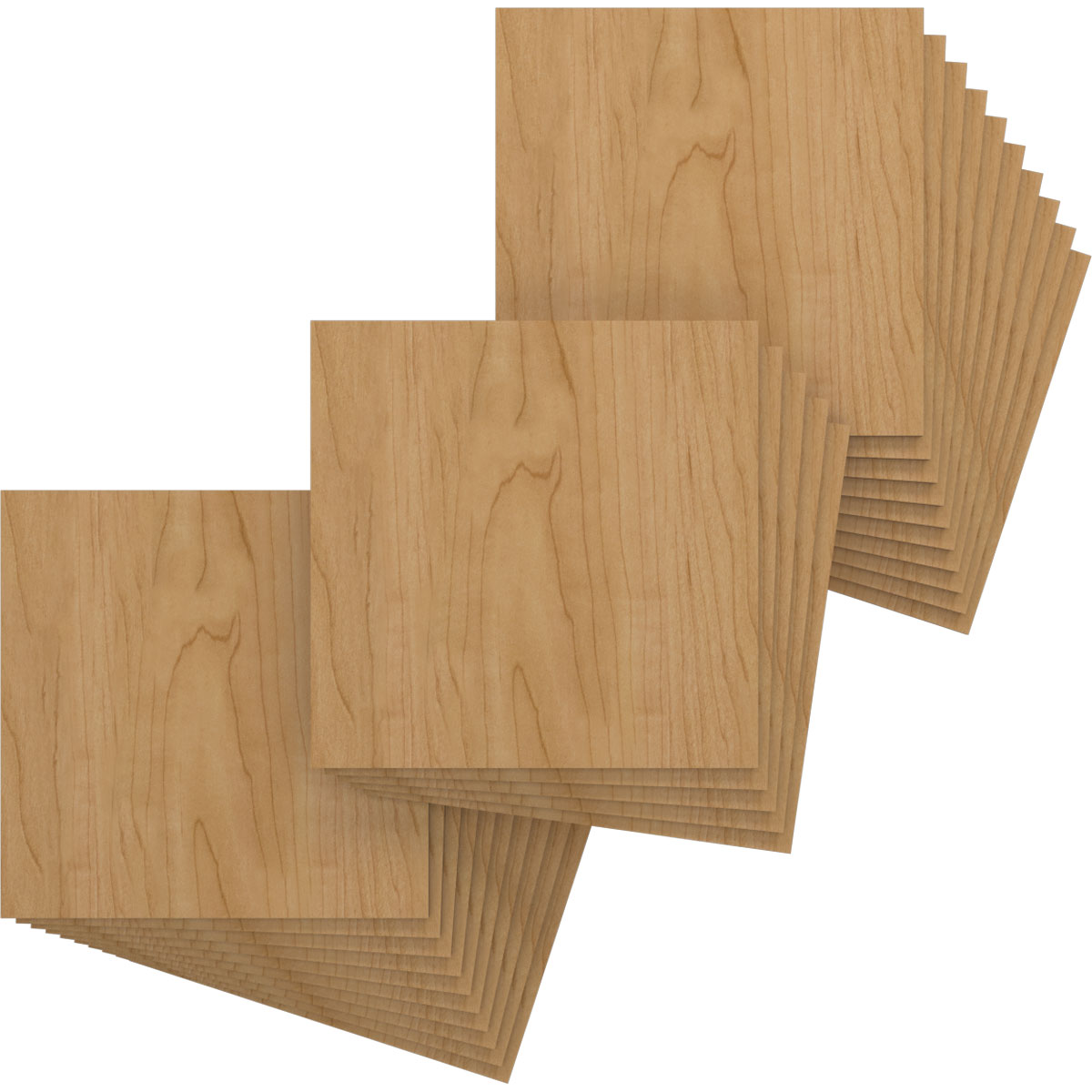 Ekena Millwork 15 3/4"W x 15 3/4"H x 3/8"T Wood Hobby Boards, Maple (25-Pack)