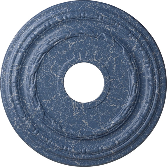 Ekena Millwork 15 3/8"OD x 3 5/8"ID x 1"P Dublin Ceiling Medallion (Fits Canopies up to 8 1/4"), Hand-Painted Americana Crackle