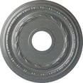 thumbnail image 1 of Ekena Millwork 15 3/8"OD x 3 5/8"ID x 1"P Dublin Ceiling Medallion (Fits Canopies up to 8 1/4"), Hand-Painted Platinum, 1 of 6