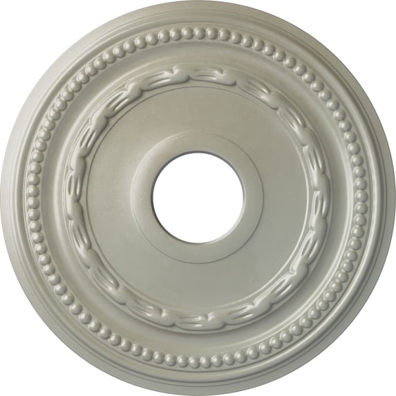 Ekena Millwork 15 3/8"OD x 3 5/8"ID x 1"P Federal Ceiling Medallion (Fits Canopies up to 8 1/2"), Hand-Painted Flash Copper