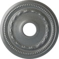 thumbnail image 1 of Ekena Millwork 15 3/8"OD x 3 5/8"ID x 1"P Federal Ceiling Medallion (Fits Canopies up to 8 1/2"), Hand-Painted Platinum, 1 of 6