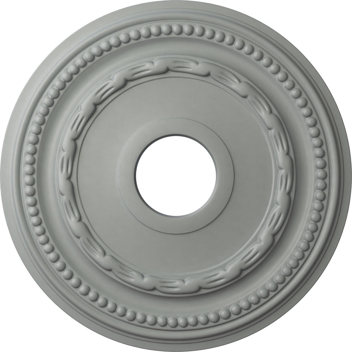 Primed White Urethane Federal Ceiling Medallion