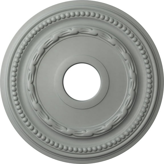 Ekena Millwork 15 3/8"OD x 3 5/8"ID x 1"P Federal Ceiling Medallion (Fits Canopies up to 8 1/2")